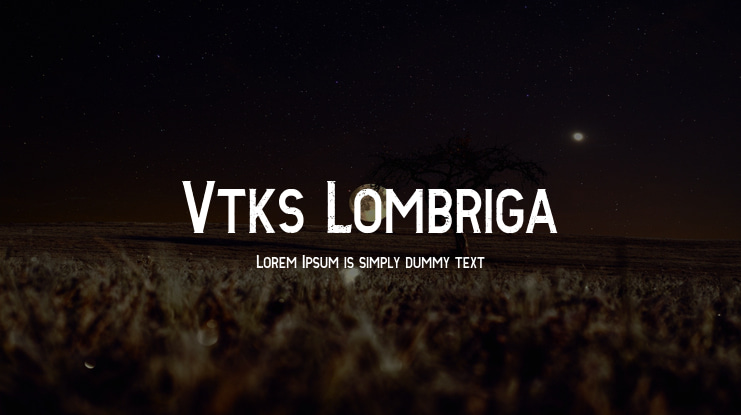Vtks Lombriga Font