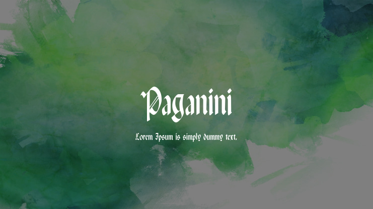Paganini Font Family