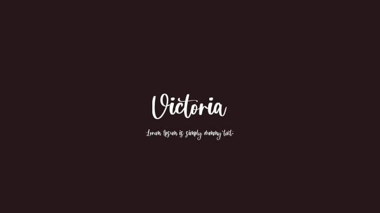 Victoria Font