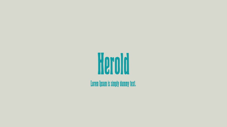 Herold Font