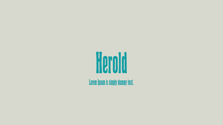 Herold Font