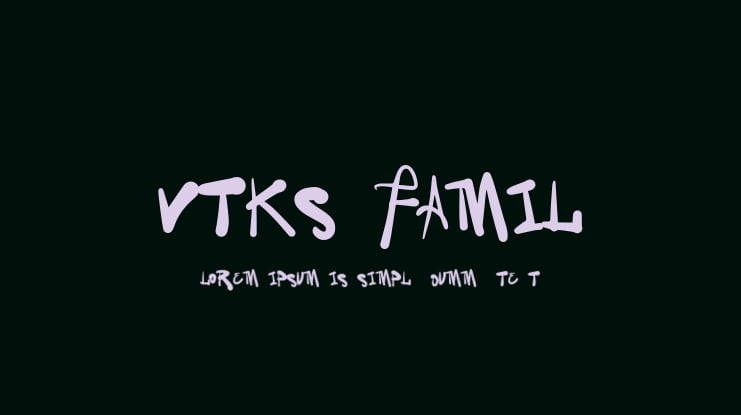 Vtks Family Font