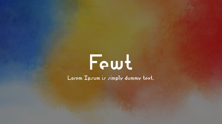 Fewt Font Family