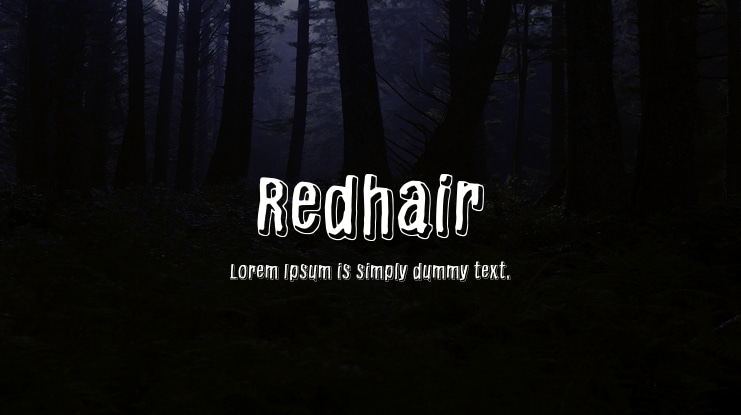 Redhair Font