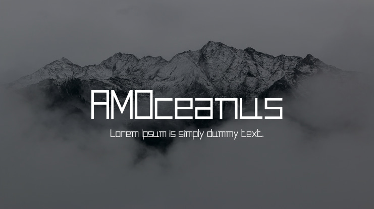 AMOceanus Font Family