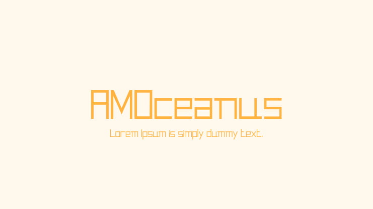 AMOceanus Font Family