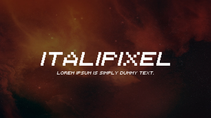 Italipixel Font