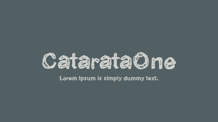 CatarataOne Font