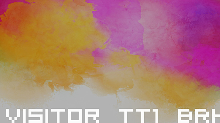 Visitor TT1 BRK Font Family