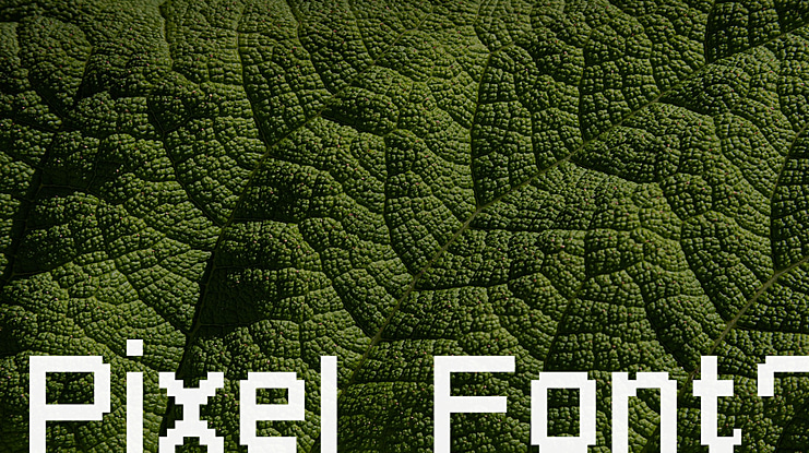 Pixel Font7 Font