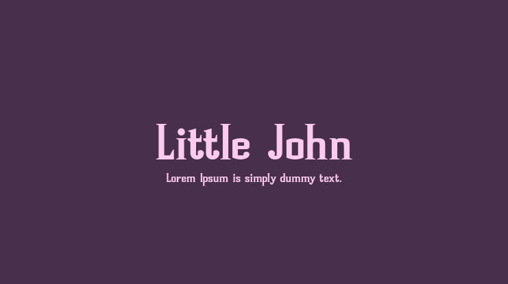 Little John Font