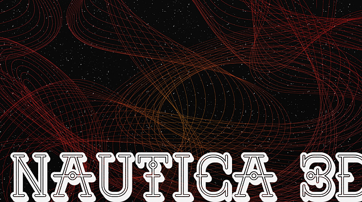 Nautica 3D Font