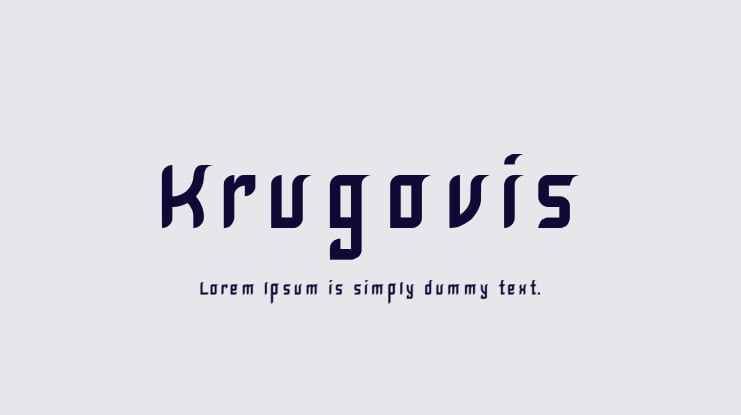 Krugovis Font Family