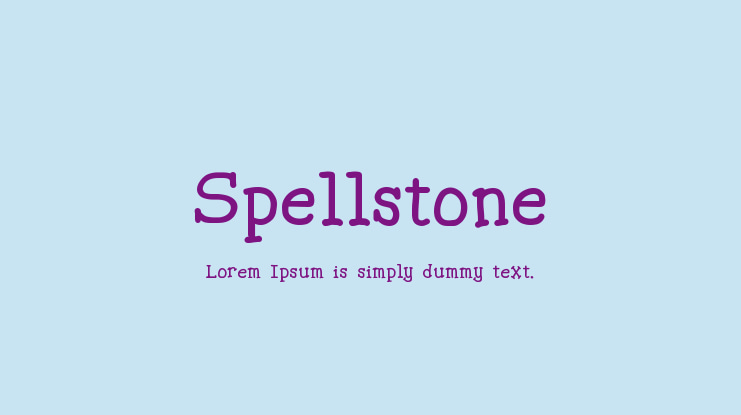 Spellstone Font