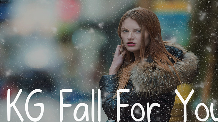 KG Fall For You Font Family