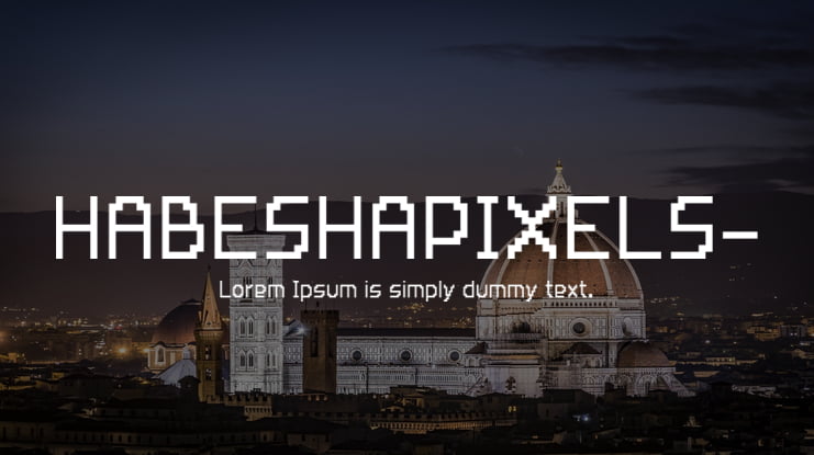 HABESHAPIXELS- Font Family