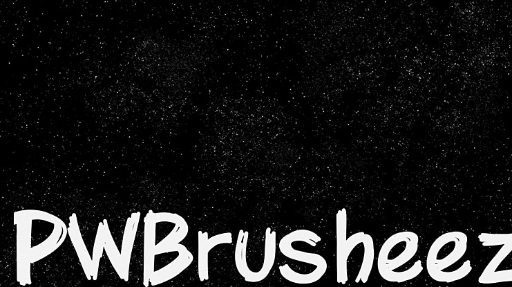 PWBrusheez Font