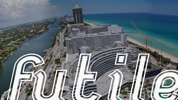 Futile Extra Italic Font