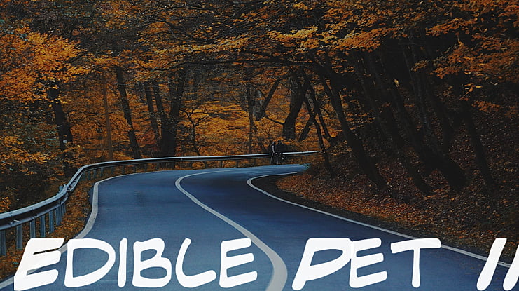 Edible Pet II Font