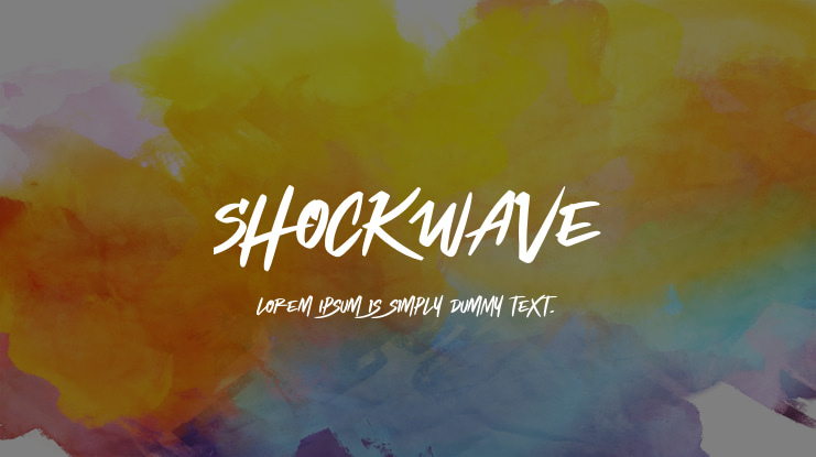 Shockwave Font