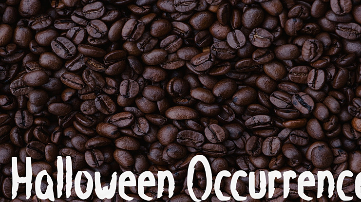 Halloween Occurrence Font
