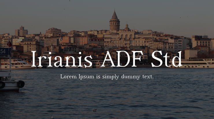 Irianis ADF Std Font Family