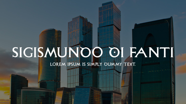 Sigismundo Di Fanti Font