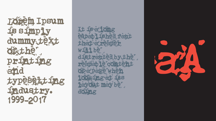 Typistys DIRT Font Family