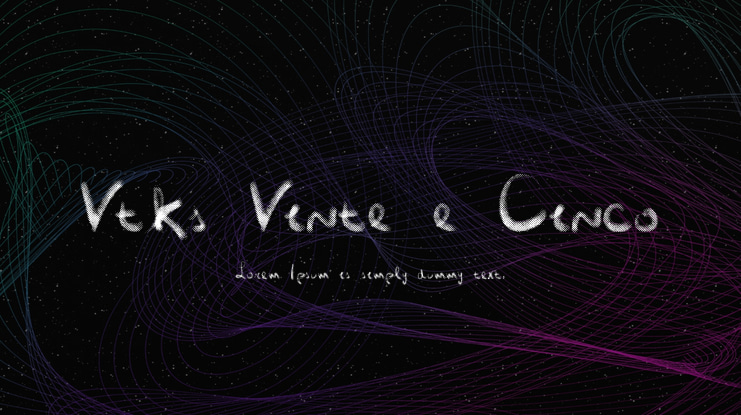 Vtks Vinte e Cinco Font