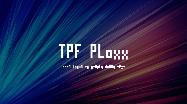 TPF Ploxx Font