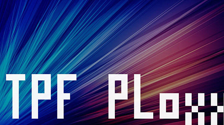 TPF Ploxx Font