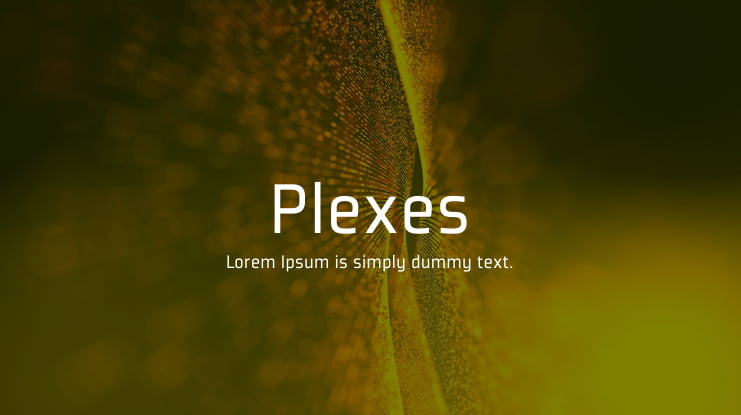 Plexes Font Family