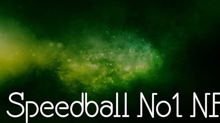 Speedball No1 NF Font Family