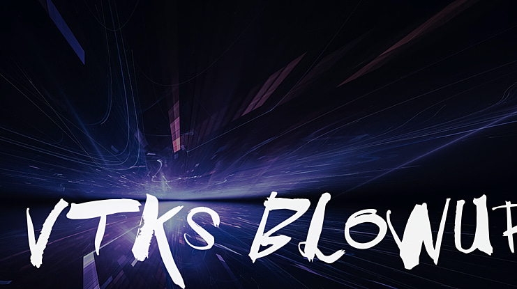 Vtks BlowUp Font