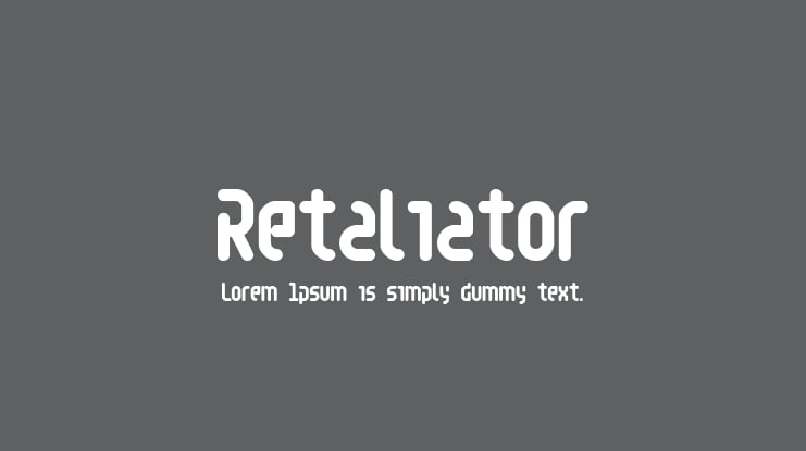 Retaliator Font