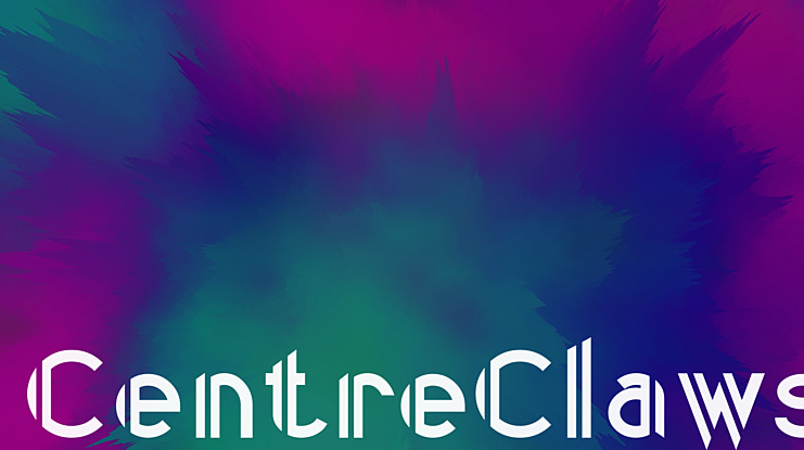 CentreClaws Font Family