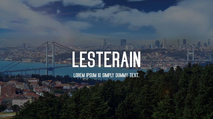 Lesterain Font