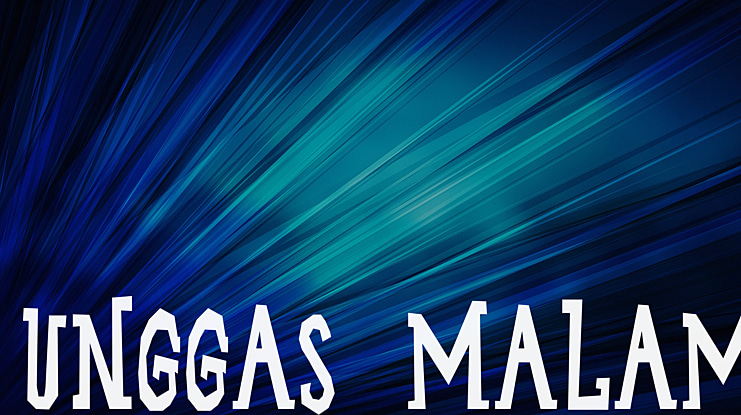 Unggas Malam Font