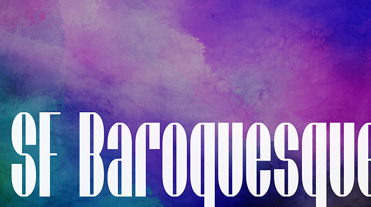 SF Baroquesque Font Family