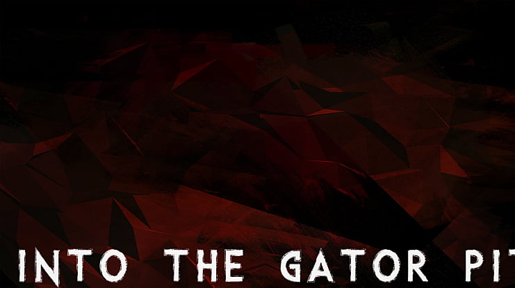 Into the Gator Pit Font