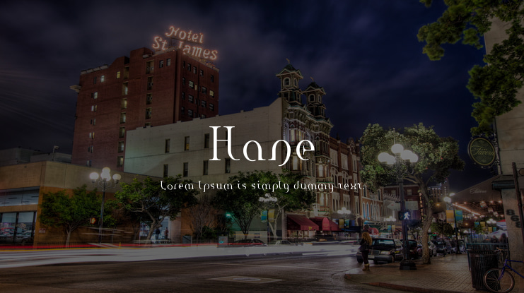 Hane Font