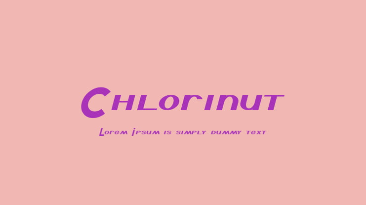 Chlorinut Font