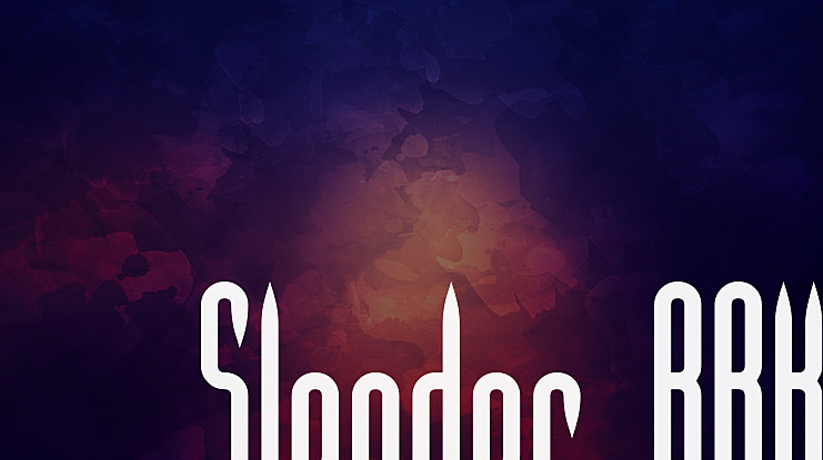 Slender BRK Font Family