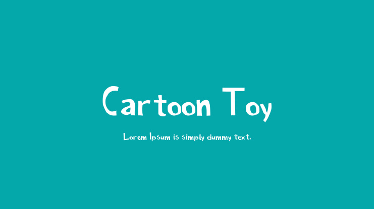 Cartoon Toy Font