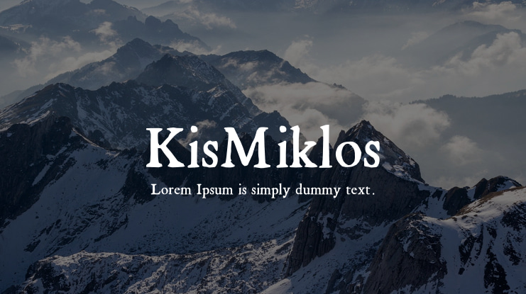 KisMiklos Font