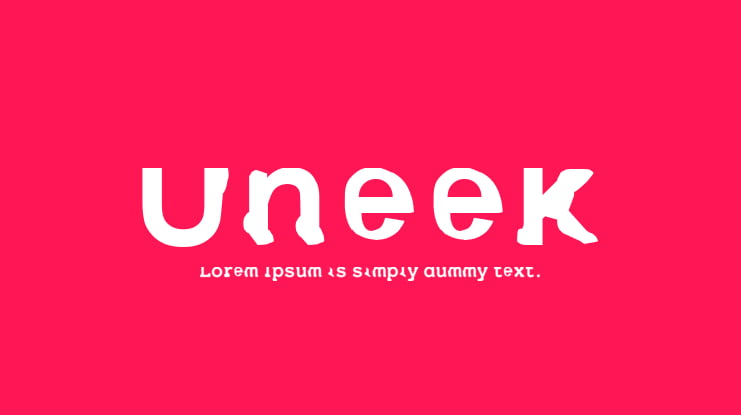Uneek Font