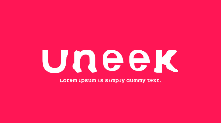 Uneek Font