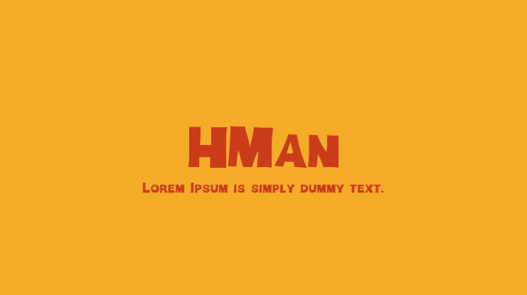 HMan Font Family