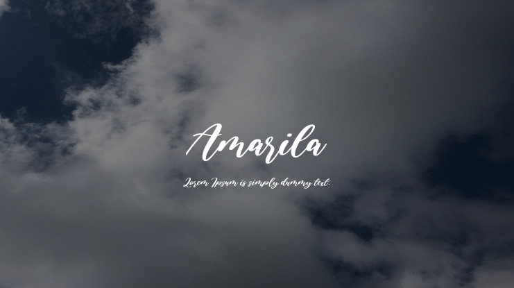 Amarila Font