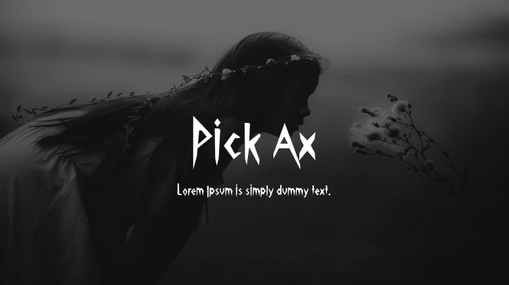 Pick Ax Font